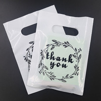 Bolsas de Plástico Personalizadas con Logotipo Impreso, Asa Troquelada, Bolsas de Compras Grandes Ecológicas para Negocios
