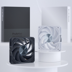 ProArtist Huntbow PE Series 120mm RGB LED Ball Bearing Cooling <b>Fan</b> <b>Computer</b> Case Exhaust 16dBA Quiet Durable 50000 Hours Plastic - Product Image 5