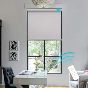 Tende a rullo motorizzate Smart Curtain WiFi App Control Google Alexa Window Shades tende a rullo elettriche tende per Hotel