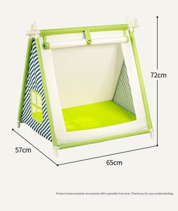 Casa para Gatos y Perros, Tipo Tienda de Campaña para Todas las Estaciones, Tejido Removible y Lavable para Verano y Otoño, Plegable y Portátil - Product Image 6