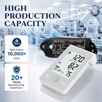 Tensiomètre numérique de gros pour le bras, type brassard, avec chargement USB-C et brassard universel grand format