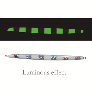 Señuelo de Pesca Tipo Lápiz de 160g y 22cm, para Pesca en Agua Salada, con Efecto Luminoso y Diseño Láser - Product Image 4