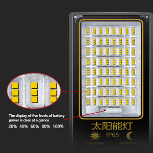 Farola Solar LED de Alta Eficiencia con Control de Atenuación Automática, Sensor de Movimiento Inteligente IP65, Certificación CE, 40000 Lúmenes, para Carreteras - Product Image 3