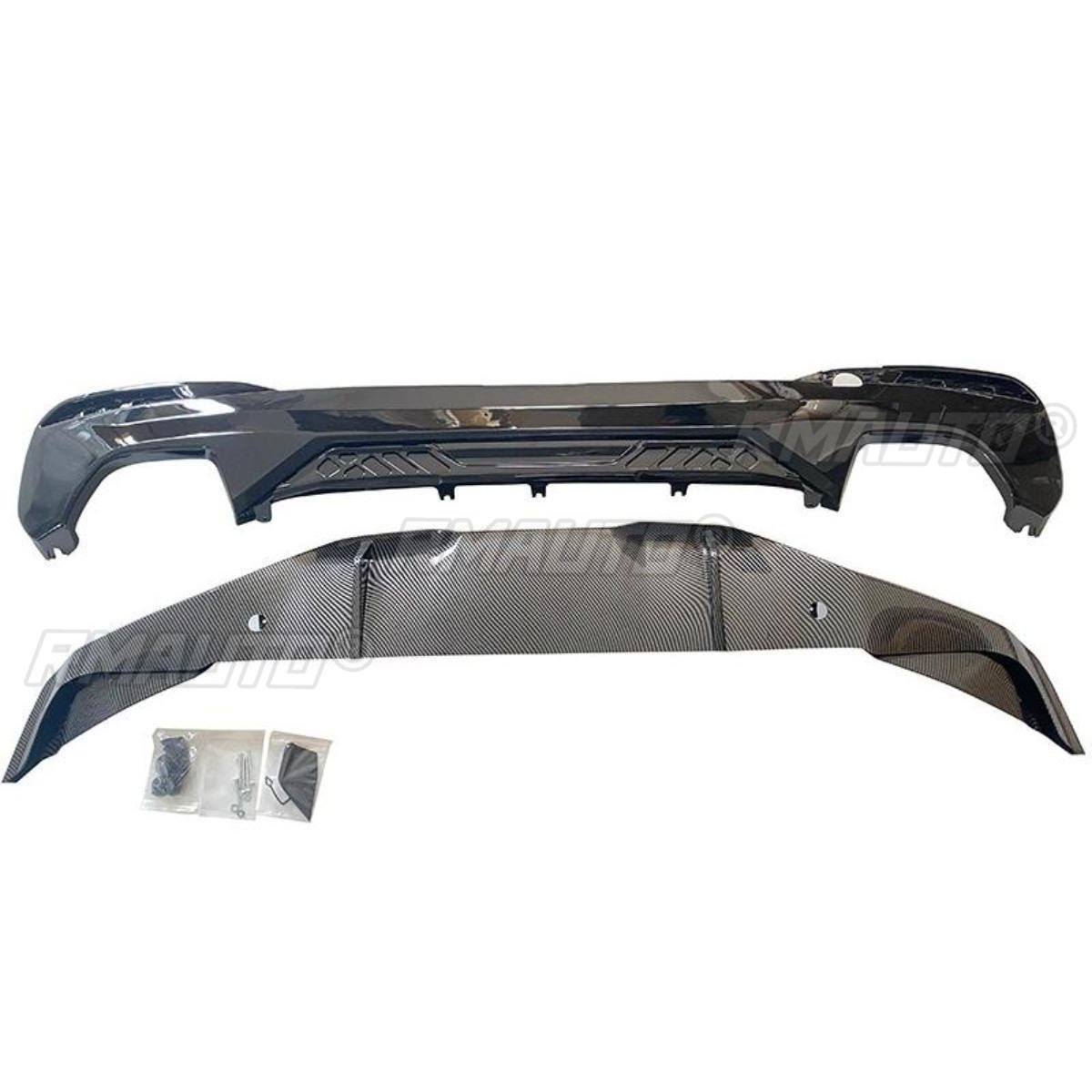 Negro Brillante + Aspecto Carbono