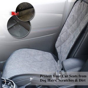Fundas de asiento de auto de tela catiónica Multicolor para mascotas, cojín de asiento para asiento delantero de coche - Product Image 5