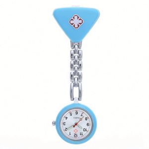 Venta Directa de Fábrica, Último Diseño, Reloj de Bolsillo Portátil y Encantador de Aleación Triangular para Enfermeras, Personalizable - Product Image 2