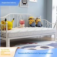 Canapé-lit télescopique pliable avec cadre en fer, lit double multifonctionnel pliable pour chambre à coucher, utilisation pour enfants