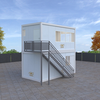 Nouvelle conception de conteneurs isolés préfabriqués de 20, 30 et 40 pieds, maisons habitables, studios, hangars à assembler pour l'Europe, la Pologne et l'Allemagne