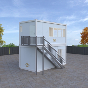 Nuevo Diseño de Contenedor Aislado Plegable de 20, 30 y 40 Pies, Casa Prefabricada Habitable, Estudio o Cobertizo para <span class=keywords><strong>Europa</strong></span>, Polonia y Alemania - Product Image 2