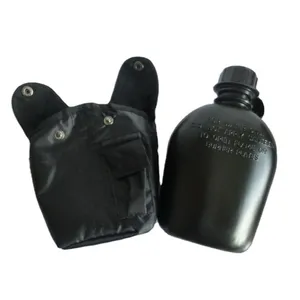 Black China Supplier Olive green Water Bottle PE Olive green Canteen