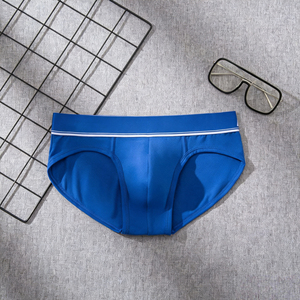 CELINNE <b>Men's</b> Cotton Briefs Low Rise Breathable Striped Waistband Design Comfort <b>Stretch</b> <b>Men</b> Underwear Boxer Briefs - Product Image 5