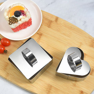 Cercles à pâtisserie en acier inoxydable robustes pour la cuisson de mousses, pâtisseries et pains – Fournitures de cuisine et de boulangerie - Product Image 3