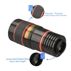 <span class=keywords><strong>Mini</strong></span> objectif de téléphone portable, nouveau design, télescope optique 8x 12x, caméra pour téléphone, lentilles de Zoom - Product Image 4