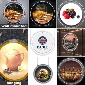 Custom Advertising Wall Mounted Illuminated Eco-friendly & Waterproof Acrylic Crystal LED Light <b>Box</b> with 3-Year Warranty - Product Image 6