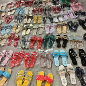 Women's Fashion Comfortable Flat Sandals Mix Design Light Beach Slippers for Summer & Spring Wholesa - EU Size 35