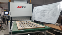 Machine de pressage à chaud haute fréquence pour portes en bois, ligne de production et d'assemblage à vendre sur commission