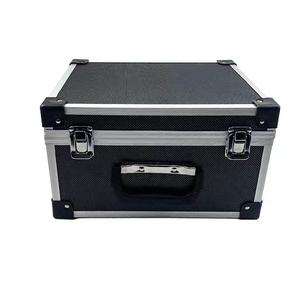 OEM Black Hard Aluminum Tool Carrying Case Foam Inside Aluminum Flight Case Aluminum box