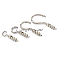 Pince à câble avec crochet en laiton et câble métallique en cuivre, système de suspension pour éclairage, kit de suspension de câbles