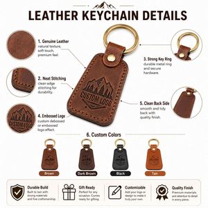 Llavero de Cuero Rojo Personalizado con Diseño de Tomate, Logotipo Grabado en Relieve, Recuerdo, Regalo, Accesorio de Lujo para Uso Diario - Product Image 2
