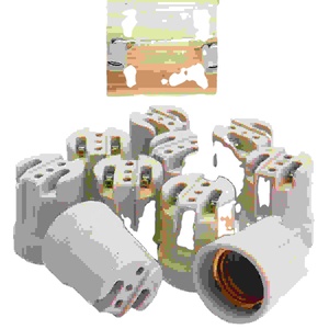 Portalámparas E27, Portalámparas LED <span class=keywords><strong>ES27</strong></span>, Portalámparas de Porcelana, Portalámparas de Cerámica, Bases para Lámparas LED de Pared, Bases para Iluminación Interior - Product Image 3