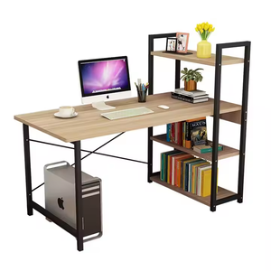 Hiện đại Ergonomic MDF văn phòng bàn Kệ sách đa chức năng thương mại nội thất văn phòng xách tay có thể điều chỉnh máy tính bàn lưu trữ - Product Image 4