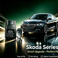 Modul Daya Kontrol Nirkabel Remote Control Throttle Penguat Daya Elektronik Mobil Baru untuk Seri Skoda