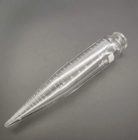 Tube à centrifuger gradué en verre borosilicate Cenlee 100 ml à fond conique pour usage pétrolier et de laboratoire