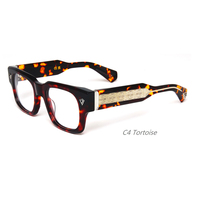 JULIUS Montures optiques carrées épaisses en acétate de luxe haut de gamme, vente en gros, stock disponible, lunettes