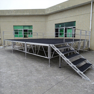 Aluminum <b>Frame</b> Stage Platform Adjustable Height 2m No Tools for Outdoor - Product Image 1