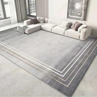 Tapis et moquettes design de fabrication chinoise, motifs modernes, impression polyester 3D, tapis de salon à prix abordable