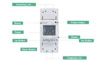 Medidor de Energía Monofásico de Acceso Directo a Riel DIN Acrel ADL200 AC, Modbus-rtu, Certificado CE-MID para Distribución