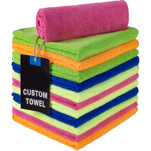 रसोई के लिए थोक हॉट सेलिंग माइक्रोफाइबर सफाई कपड़े सही हाथ तौलिया/माइक्रोफाइबर तौलिया - Product Image 2