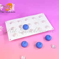 Moule en silicone 3D multi-cavités AK pour framboises, petits fruits, glaces, chocolats et mousses, idéal pour la pâtisserie