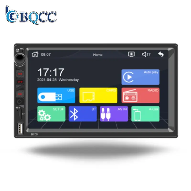 7 pollici 2 DIN Touch Screen Carplay Mirror link HD Multimedia Stereo autoradio MP3 MP5 Radio FM AM Android Auto Car DVD Player