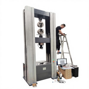 Probador de tensión de alambre de máquina de prueba de tracción universal con pantalla Digital de columnas dobles de 200KN, tipo de pantalla digital, 2 unidades - Product Image 1