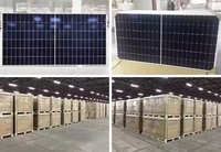 Panneau solaire bifacial de type N de haute qualité pour LR7-54HVD-T-465W, efficacité de 24,3 %, noir et transparent, 1800x1134 mm