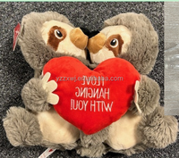 Peluches paresseuses à câliner / Peluche paresseuse courte à câliner / Figurine paresseuse mignonne à enrouler / Poupée pendentif douce / Peluches OEM