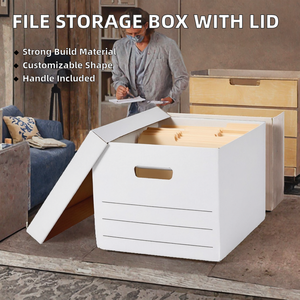 Caja de Embalaje de Cartón Corrugado Personalizada con Asas, Laminación Mate y Forro de Esponja para Uso Comercial, Compras y Exposiciones - Product Image 2