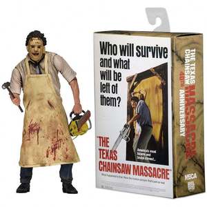 Figura de Acción de Leatherface de Texas Chainsaw Massacre Edición Aniversario 40 Años NECA - Modelo Abnormal Verde - Product Image 1