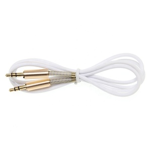 Cables auxiliares de resorte de 1M, adaptador de Jack de <span class=keywords><strong>Audio</strong></span> <span class=keywords><strong>auxiliar</strong></span> de 3,5mm, <span class=keywords><strong>Cable</strong></span> de altavoz de coche para <span class=keywords><strong>iPhone</strong></span>, Samsung, teléfono, PC, auriculares MP4 - Product Image 3