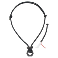 Collier de survie en plein air en paracorde avec allume-feu en acier et pierre à feu
