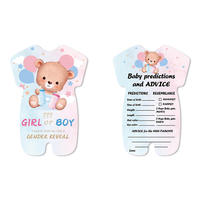 Tarjetas de Predicción de Género para Bebés, Tarjetas de Votación para Fiestas de Revelación de Género, Tarjetas de Votación para Adivinar si es Niño o Niña, Juego de Revelación de Género para Baby Shower