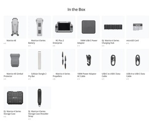 Dron de Topografía Matrice 4E Original, Cámara de Alta Precisión RTK de 4/3 Pulgadas, UAV Empresarial O4 para Mapeo, Topografía e Infraestructura - Product Image 6
