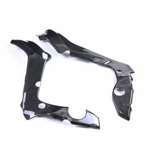 Protector de cubierta lateral de fibra de carbono seca 3K para BMW S1000RR M1000RR 2019-2022, protector de carenado de motocicleta, tejido brillante - Product Image 6