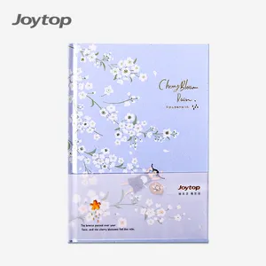 Joytop 6818 Diario de Tapa Dura con Diseño Japonés Kawaii de Flores de Cerezo y Lluvia para Niñas - Product Image 1