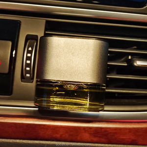 Xe làm mát không khí sang trọng thủy tinh rỗng chai nhôm hợp kim Nước hoa xe hơi khuếch tán Clip xe mùi làm mát không khí - Product Image 5