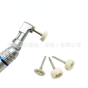 Brosse à polir dentaire en laine Hai Feng 54111, petite et plate avec manche, outil de soins bucco-dentaires pour le nettoyage des dents - Product Image 3