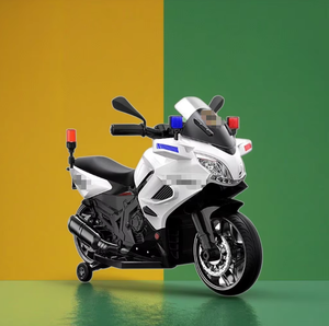 Motocicleta de policía eléctrica para niños al por mayor, juguete de paseo con sirena y luces LED, coche de plástico para niños alimentado por batería al por mayor - Product Image 5