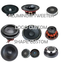 Klaxon rond de conducteur de compression de quantité d'OEM d'usine de nouveau style avec le Tweeter en aluminium professionnel pour la voiture