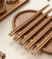 Vente chaude baguettes de bois personnalisées baguettes japonaises de haute qualité baguettes de sushi de cuisine pour restaurant